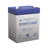 Batería 12V, 2.9AH, Para Respaldo, Tecnologías AGM/VRLA, 5 Años Vida Útil, Terminales F1, Reconocida UL