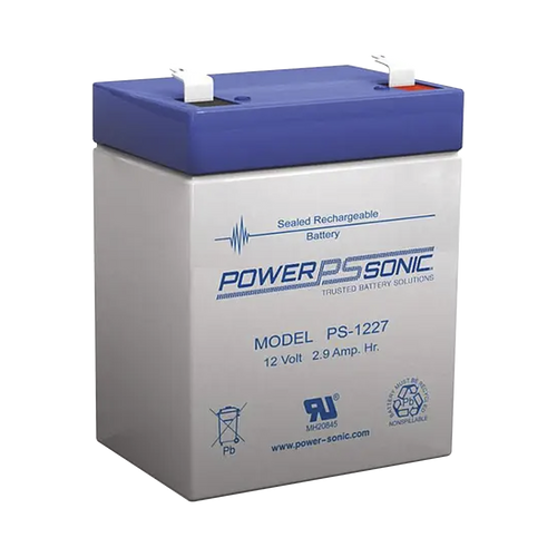Batería 12V, 2.9AH, Para Respaldo, Tecnologías AGM/VRLA, 5 Años Vida Útil, Terminales F1, Reconocida UL