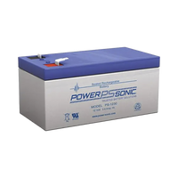 Batería 12V, 3.4AH, Para Respaldo, Tecnologías AGM/VRLA, 5 Años Vida Útil, Terminales F1, Reconocida UL