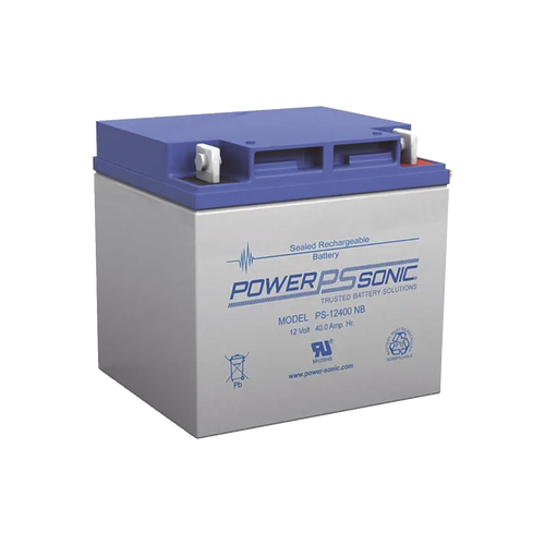 Batería 12V, 40AH, Para Respaldo, Tecnologías AGM/VRLA, 5 Años Vida Útil, Terminales T6, Reconocida UL