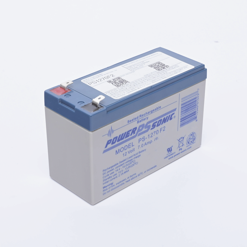 Batería 12V, 7AH, Para Respaldo, Tecnologías AGM/VRLA, 5 Años Vida Útil, Terminales F2, Reconocida UL