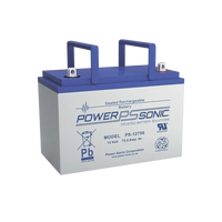 Batería 12V, 78.6AH, Para Respaldo, Tecnologías AGM/VRLA, 10-12 Años Vida Útil, Terminales T6, Reconocida UL