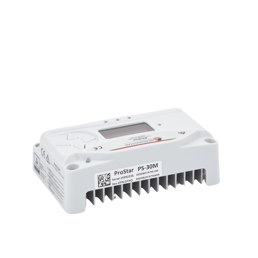 Controlador de carga y descarga 12-24 Vcc, 30 Amp