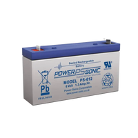 Batería 6V, 1.2AH, Para Respaldo, Tecnologías AGM/VRLA, 5 Años Vida Útil, Terminales F1, Reconocida UL