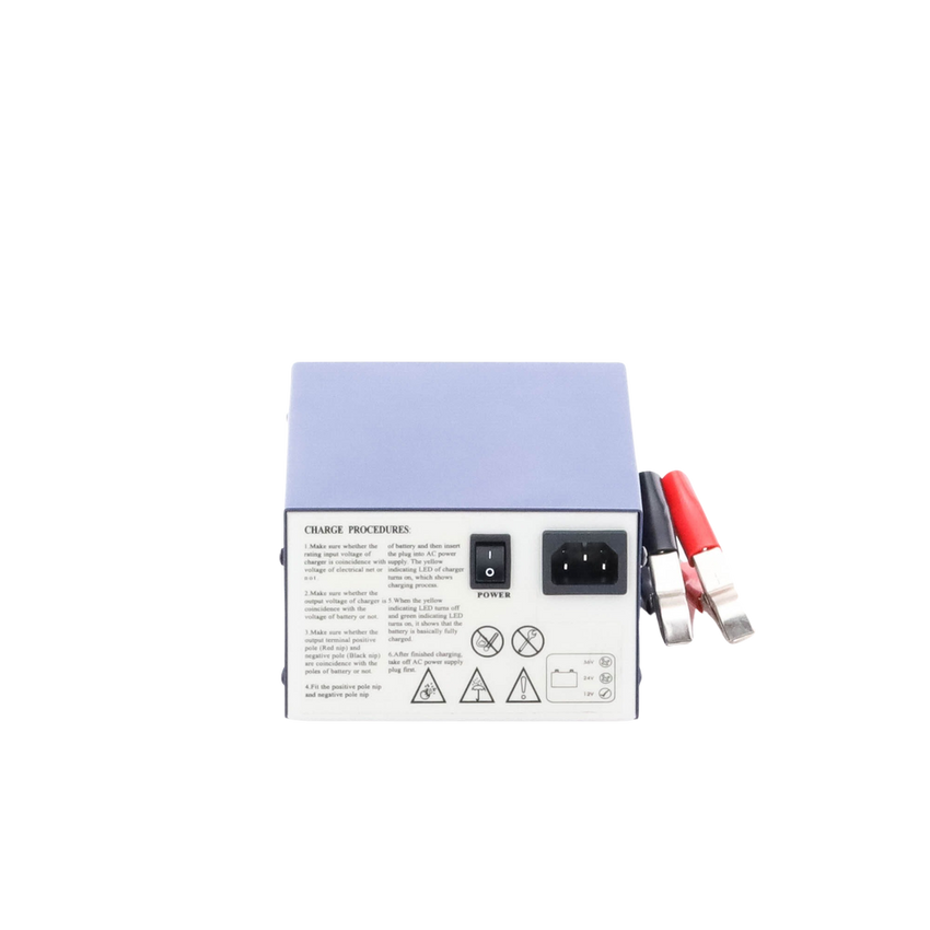 Cargador Para Baterías De 12V, 40 a 120AH, Selladas De Plomo Acido, Tecnología SLA/VRLA, Serie ACX