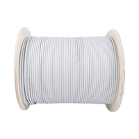 Bobina de Cable Blindado S/FTP de 4 Pares, Cat7, Inmune a Ruido e Interferencias, LSZH (Bajo Humo, Cero Halógenos), Color Gris, Bobina de 500 Metros (1640 Pies)