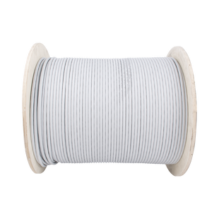 Bobina de Cable Blindado S/FTP de 4 Pares, Cat7, Inmune a Ruido e Interferencias, LSZH (Bajo Humo, Cero Halógenos), Color Gris, Bobina de 500 Metros (1640 Pies)