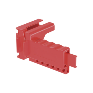 Dispositivo de Bloqueo LOTO para Válvulas de Bola, para Diámetros de Tubería de 1/4" a 1" y Longitud de Mango Hasta 7.5", Color Rojo