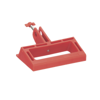 Bloqueador LOTO de Manija Grande para Disyuntores de Caja Moldeada, 2.24" (56.8m) Largo x 3.75" (95.2mm) Ancho. Color rojo
