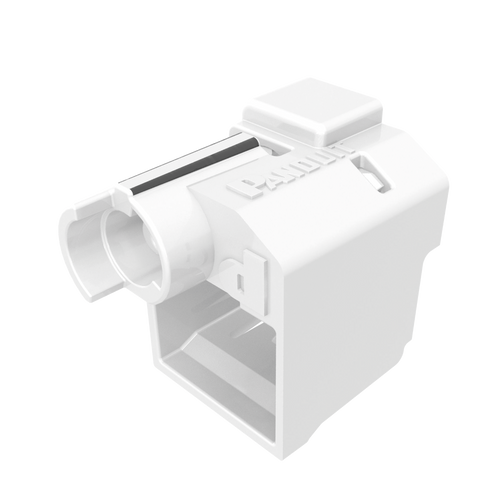 Kit de 10 Dispositivos Para Impedir Desconexión de Plug RJ45, Color Blanco, Incluye Herramienta para Instalar/Retirar