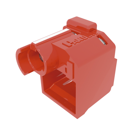 Kit de 10 Dispositivos Recubiertos para Impedir Desconexión de Plug RJ45, Color Rojo, Incluye Herramienta para Instalar/Retirar