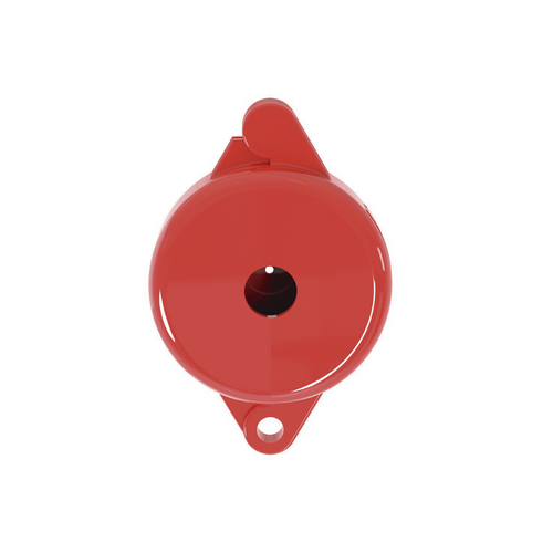 Dispositivo de Bloqueo LOTO para Válvulas de Compuerta, para Diámetros de 1" a 3", Color Rojo
