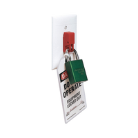 Dispositivo de Bloqueo LOTO para Interruptores Eléctricos de Palanca, de 15.2 x 22.3 mm, Color Rojo