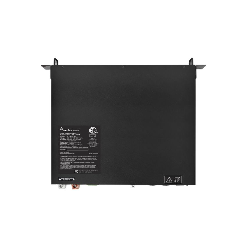 Inversor de corriente Onda Pura Montaje en rack 1U 1200W, 24 Vcc- 120 VCA, 50/60 Hz