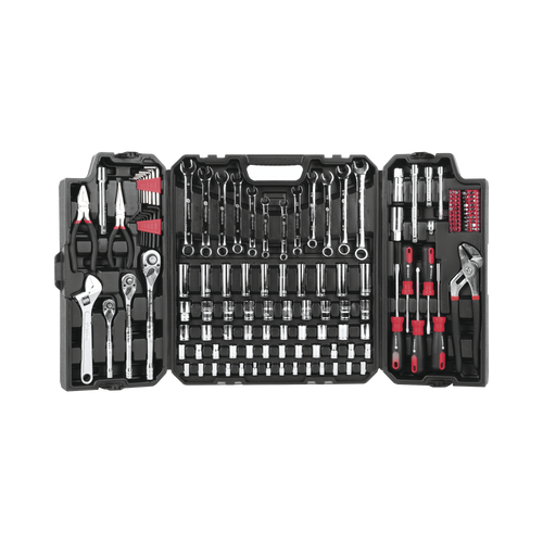 Juego de Herramientas con 144 piezas totales. Pulgadas + Milimétricas. Presentación Maletín.