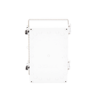 Gabinete Plástico ABS, Puerta Transparente, Uso en Intemperie IP66 (190 x 290 x 140 mm) cierre por Broche Inoxidable y Permite Cerrado con Candado y Llave (Perno 5mm) No Incluido