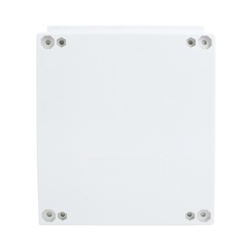 Gabinete de Poliéster IP65 Uso en Intemperie (250 x 300 x 140 mm) con Placa Trasera Interior de Plástico (Incluye Chapa y Llave).