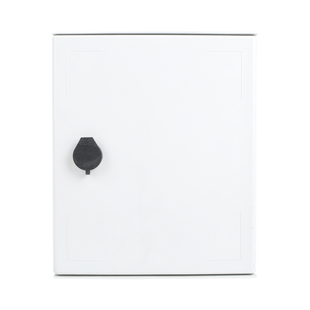 Gabinete de Poliéster IP65 Uso en Intemperie (250 x 300 x 140 mm) con Placa Trasera Interior de Plástico (Incluye Chapa y Llave).