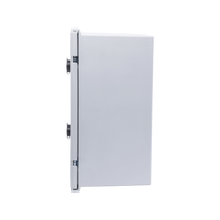 Gabinete de Poliéster IP65 Uso en Intemperie (300 x 400 x 200 mm) con Placa Trasera Interior de Plástico (Incluye Chapa y Llave).