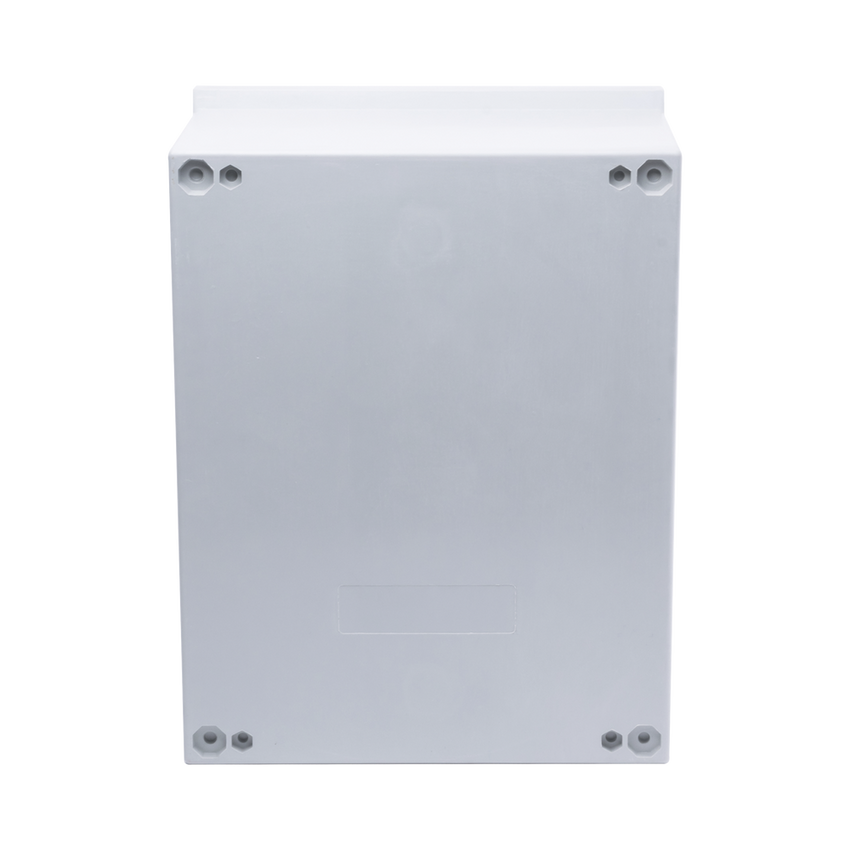 Gabinete de Poliéster IP65 Uso en Intemperie (300 x 400 x 200 mm) con Placa Trasera Interior de Plástico (Incluye Chapa y Llave).