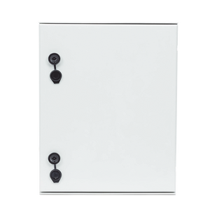 Gabinete de Poliéster IP65 Uso en Intemperie (400 x 500 x 200 mm) con Placa Trasera Interior de Plástico (Incluye Chapa y Llave).