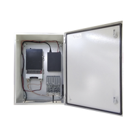 Gabinete de Acero IP66 Uso en Intemperie (500 x 700 x 250 mm) con Placa Trasera Interior Metálica y Compuerta Inferior Atornillable (Incluye Chapa y Llave T).