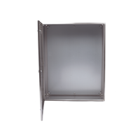 Gabinete de Acero Inoxidable IP66 Uso en Intemperie (800 x 1000 x 300 mm) con Placa Interna Galvanizada.