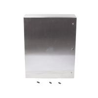 Gabinete de Acero Inoxidable IP66 Uso en Intemperie (800 x 1000 x 300 mm) con Placa Interna Galvanizada.