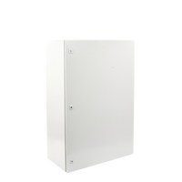 Gabinete de Acero IP66 Uso en Intemperie (800 x 1200 x 400 mm) con Placa Trasera Interior Metálica y Compuerta Inferior Atornillable (Incluye Chapa y Llave).
