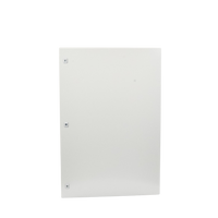 Gabinete de Acero IP66 Uso en Intemperie (800 x 1200 x 400 mm) con Placa Trasera Interior Metálica y Compuerta Inferior Atornillable (Incluye Chapa y Llave).