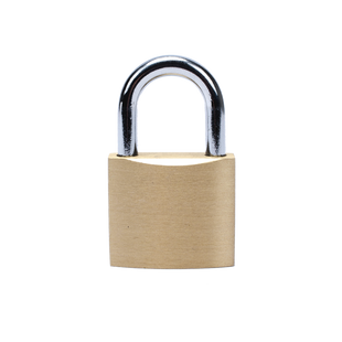 Candado de Latón Cuerpo 40 x 40 mm Con 3 Llaves. Diam. de Perno: 6.2 mm