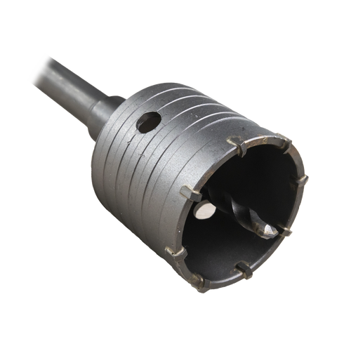 Broca Pasamuros SDS, Sacabocado para Concreto de 65mm con Extensión de 220mm