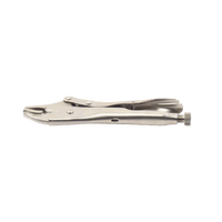 Pinza Perra Ajustable de Presión de 10”. Quijada Curva con Corta Alambre. Acero CR-V