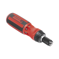 Desarmador 6 en 1 con Mango de Agarre Plástico (Torx #10 y #20, Hexagonal #5, PH0, PH2, Plana #5)