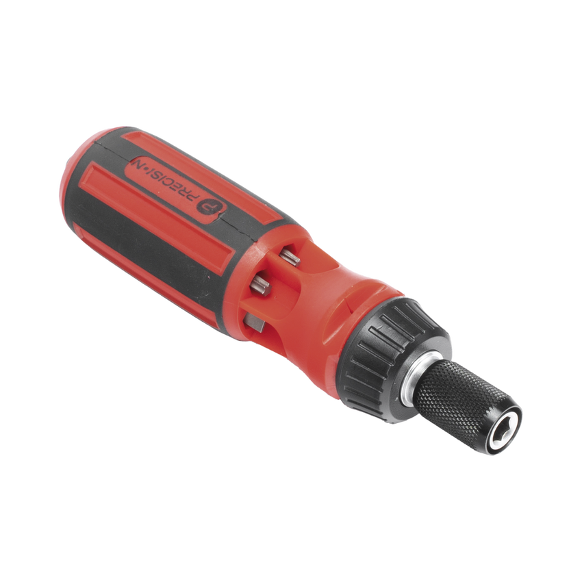 Desarmador 6 en 1 con Mango de Agarre Plástico (Torx #10 y #20, Hexagonal #5, PH0, PH2, Plana #5)