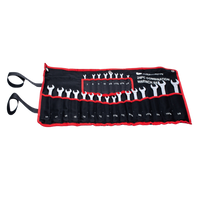 Juego de 24 Llaves Combinadas Métricas e Inglesas con Estuche.