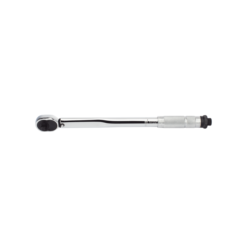 Torquímetro o Llave Dinamométrica Ajustable con Matraca de Trueno 3/8", 19-110Nm
