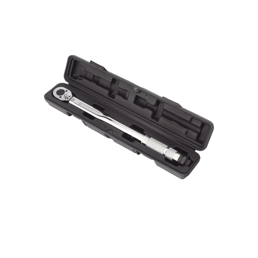 Torquímetro o Llave Dinamométrica Ajustable con Matraca de Trueno 3/8", 19-110Nm