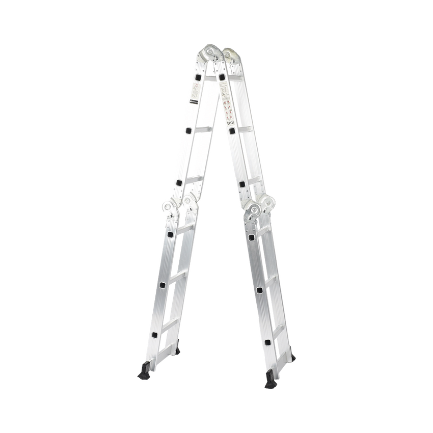 Escalera Multiposiciones de Aluminio de 3.52 Metros, Soporta 150 kg