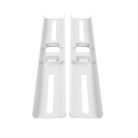 Montaje de Metal para Poste Universal para Gabinetes de Ancho Hasta 30 cm.