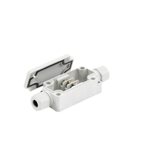Caja de Conexión Exterior con Terminales Intermedias para 3 Líneas (Tornillo simple). Incluye Glándulas.