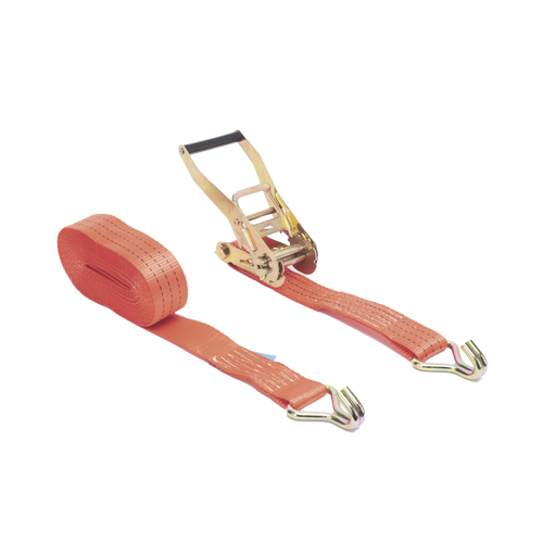 Eslinga Sintética de 50 mm x 10 Metros. Con Gancho y Tensor Metálico.