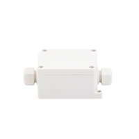 Caja de Conexión Exterior con Conexión Lateral para 4 Líneas (doble tornillo). Incluye Glándulas.