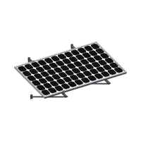 Montaje Para Módulos Solares En Muro Con Espesor De 35-40mm, Riel 1400mm