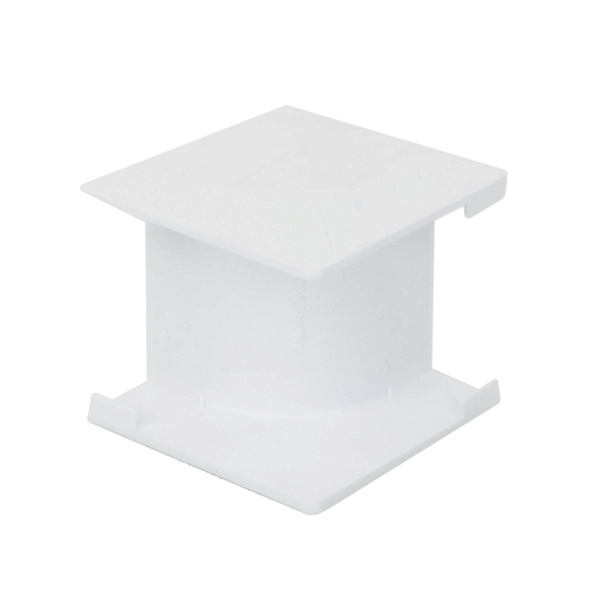 Esquinero interior blanco de PVC auto extinguible, para canaleta PT48 (6120-01002
