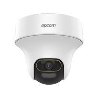 Cámara LUZ DUAL (IR + LUZ BLANCA) / Domo TurboHD 2 Megapixel (1080p) / Luz Blanca 20 mts / Gran Angular 106° / Lente 2.8 mm / 30 mts IR EXIR / Exterior IP67 / 4 Tecnologías /  Micrófono Integrado