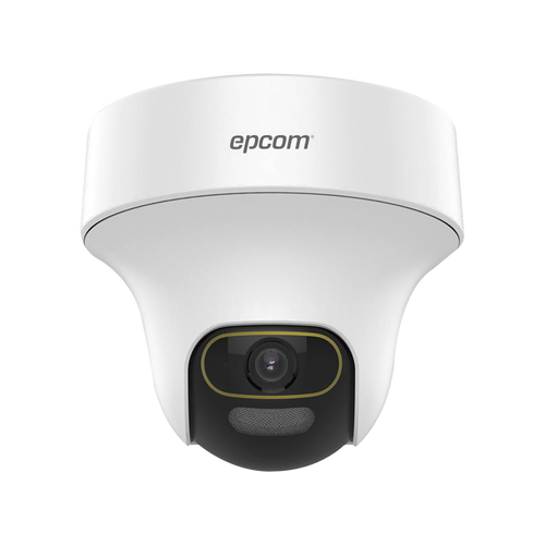 Cámara LUZ DUAL (IR + LUZ BLANCA) / Domo TurboHD 2 Megapixel (1080p) / Luz Blanca 20 mts / Gran Angular 106° / Lente 2.8 mm / 30 mts IR EXIR / Exterior IP67 / 4 Tecnologías /  Micrófono Integrado
