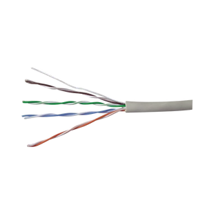 Bobina de Cable UTP 305 m. de Cobre, PanNet, Gris, Categoría 5e (24 AWG), PVC (CM), de 4 pares