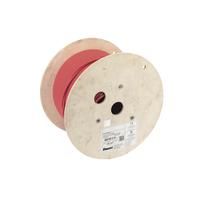 Bobina de Cable UTP de 4 Pares, Vari-MaTriX, Cat6A, 23 AWG, LSZH (Libre de Gases Tóxicos), Color Rojo, 305 Metros (1000 Pies)