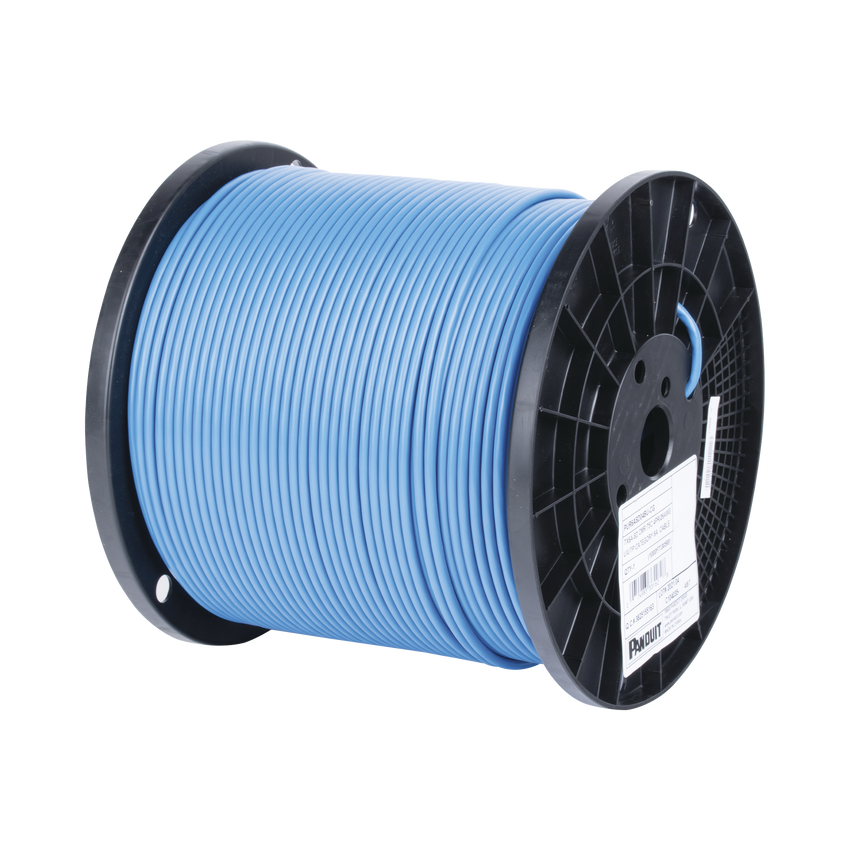 Bobina de Cable UTP de 4 Pares MaTriX, Cat6A de Diámetro Reducido, 26 AWG, CMR (Riser), Color Azul, 305m